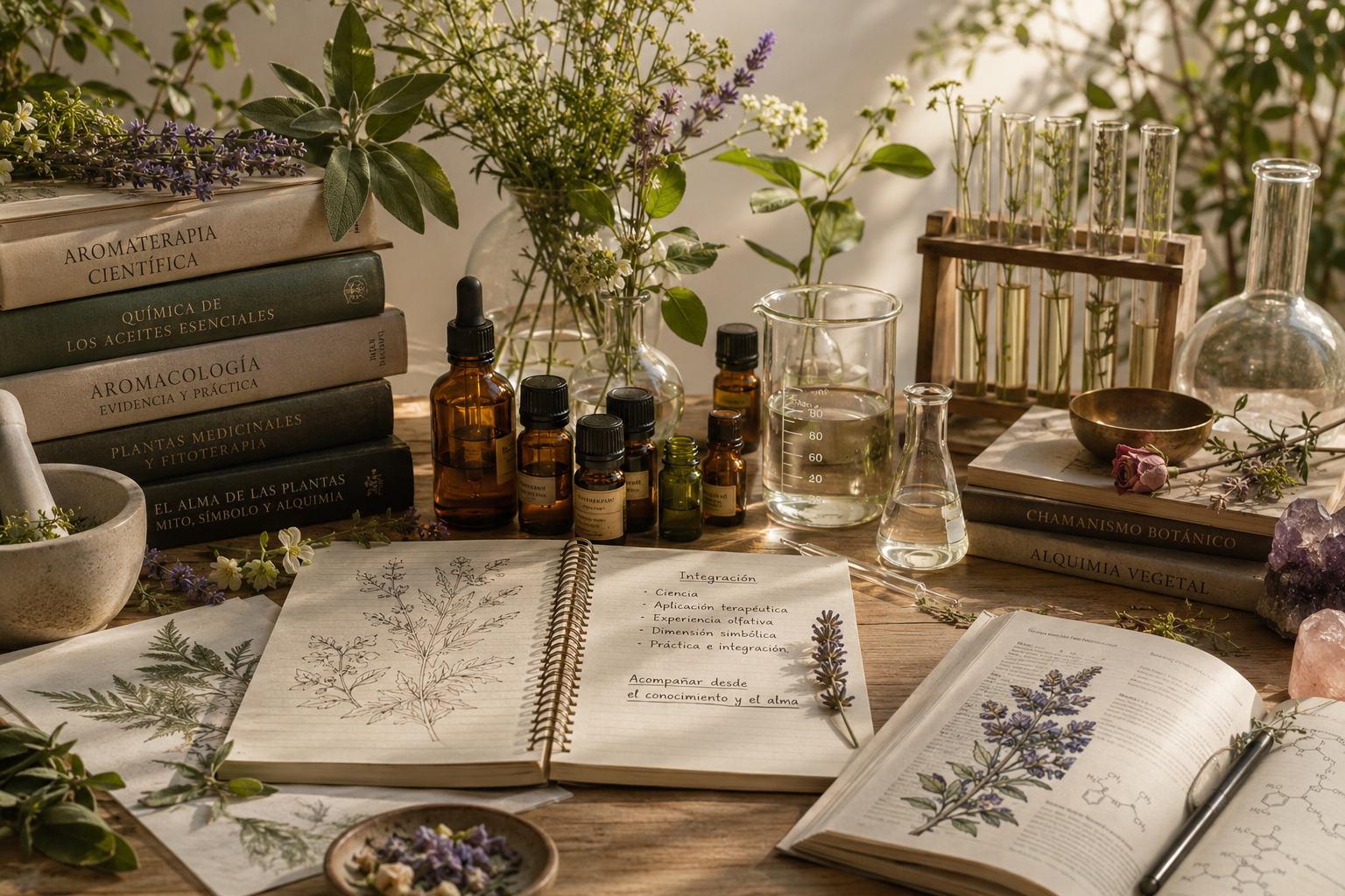 Diplomado en Aromaterapia Científica y Alquimia Aromática
