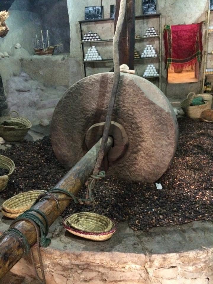 Prensa tradicional de aceite de argán